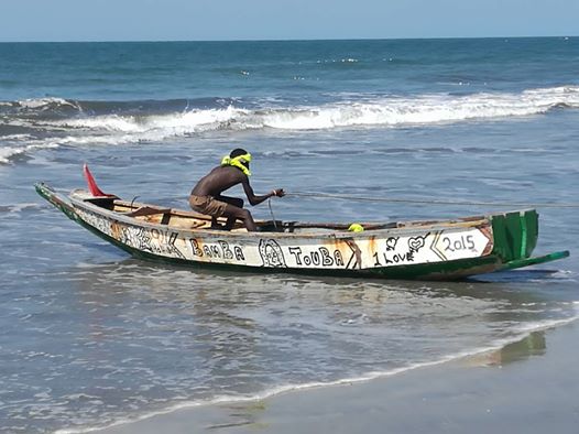 Playas de Gambia y Senegal en Diciembre